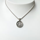 Genuine Ancient Roman Coin 27 BC-AD 14 Silver Pendant depicting the Emperor Augustus3