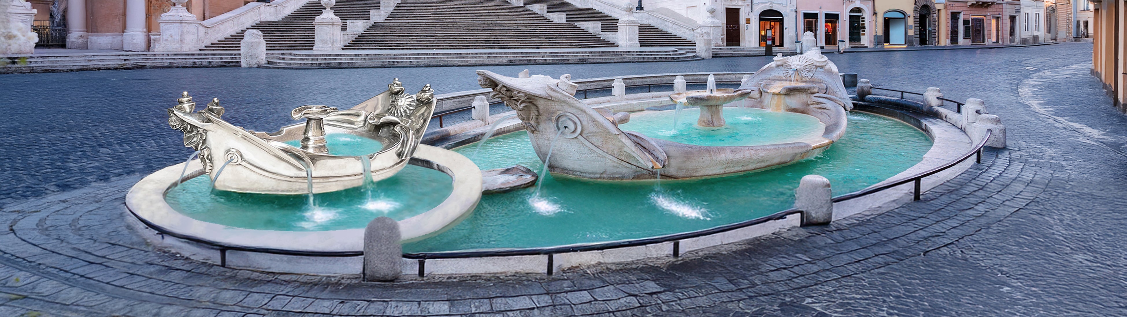 Fountains and Statues