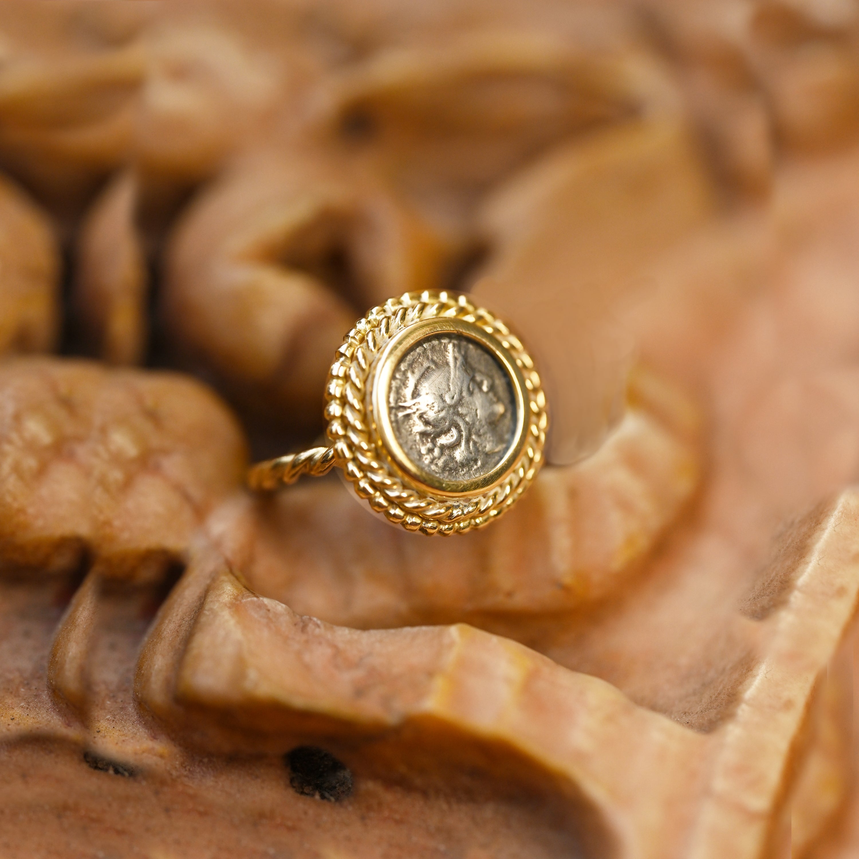 American Eagle Coin Rings 14k Yellow gold American Eagle Coin Rings  American Eagle Coin | Sarraf.com