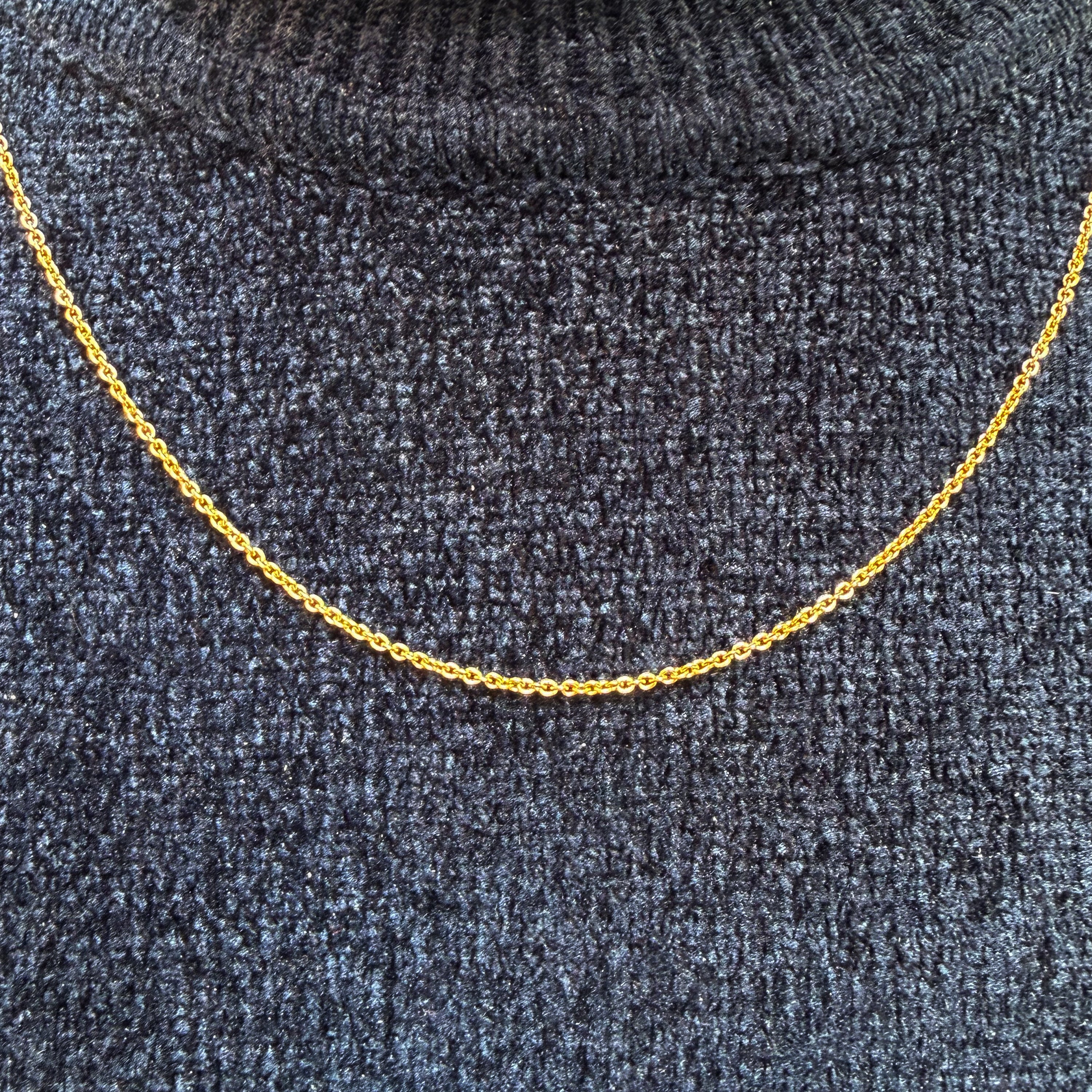 18 Kt Gold Cable Chain 100% Made in Italy Jewelry – Serra Roma